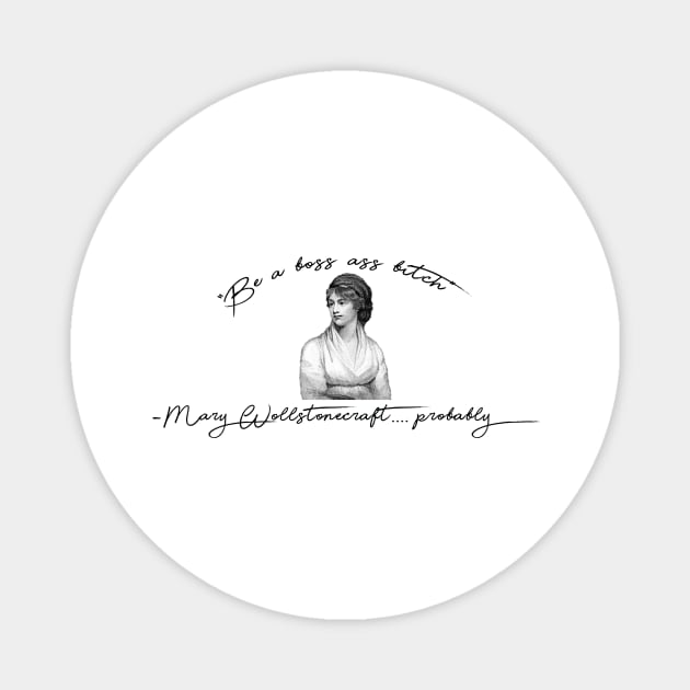 Mary Wollstonecraft Magnet by christina-s-creations